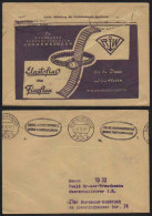 HORLOGERIE - MONTRE / 1957 ALLEMAGNE PUBLICITE ILLUSTREE SUR ENVELOPPE EN FRANCHISE DES CCP  (ref 2620) - Horlogerie
