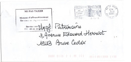 Taxe Pas De Calais St Omer Cachet Manuel Encadré "NE PAS TAXER Manque D'affranchissement En Cours De Régularisation" - 1960-.... Storia Postale