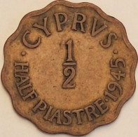 Cyprus - 1/2 Piastre 1945, KM# 22a (#3590) - Cyprus