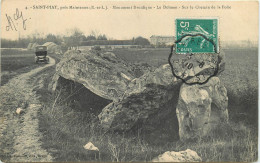 SAINT PIAT - Près De Maintenon, Monument Druidique, Le Dolmen, Sur Le Chemin De La Folie. - Dolmen & Menhire