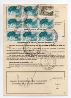 - ORDRE DE RÉEXPÉDITION TEMPORAIRE MOULIS-EN-MÉDOC Pour BESSE-SUR-ISSOLE 12.7.1982 - TAXÉE 41 F. - - 1960-.... Storia Postale