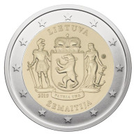 Lithuania 2 Euro, 2019 Zemaitija - Lituanie