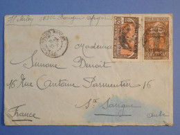 DK 12 AEF OUBANGUI   BELLE LETTRE   1931 A TROYES  FRANCE ++AFF. INTERESSANT++++ + - Covers & Documents
