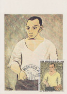 Carte-Maximum MONACO N° Yvert 1293 - PICASSO, Autoportrait - Maximumkaarten