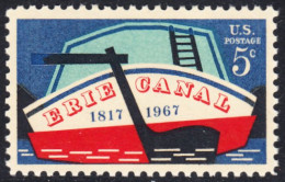 !a! USA Sc# 1325 MNH SINGLE - Erie Canal - Nuovi