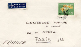 PORTUGAL SEUL SUR  LETTRE POUR LA FRANCE 1967 - Cartas & Documentos