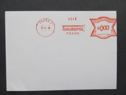 BRIEF Praha Tukospol 1946 Frankotyp  Postfreistempel Frankotype  // P1483 - Lettres & Documents