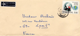 PORTUGAL SEUL SUR  LETTRE POUR LA FRANCE 1969 - Cartas & Documentos