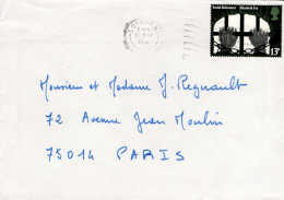 GB SEUL SUR  LETTRE POUR LA FRANCE 1976 - Briefe U. Dokumente