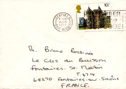 GB SEUL SUR  LETTRE DE UCKFIELD POUR LA FRANCE 1978 - Covers & Documents