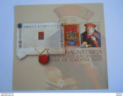 België Belgique 2015 Magna Carta Poste Européene NA33 - Projets Non Adoptés [NA]