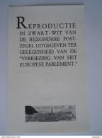 België Belgique ZNP22 NL - 1988 - Europese Verkiezingen Elections Européennes (2326) - B&W Sheetlets, Courtesu Of The Post  [ZN & GC]
