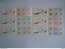 België Belgique 6 Postzegelboekje Carnet Boudewijn Baudouin Type Elstrôm B10 B11 B12 B13 B14 B15 MNH ** - 1953-2006 Modernes [B]