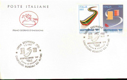 BUSTA FDC (PRIMO GIORNO) CAMPIONATI MONDIALI DEL SESTRIERES 1997 - Sci