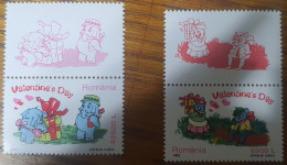 Romania / Valentine`s Day - Used Stamps