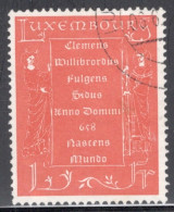 Luxembourg 1958  Single Stamp Issued To Celebrate The 1300th Anniversary Of The Birth Of St. Willibrord, In Fine Used - Usati