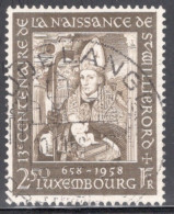 Luxembourg 1958  Single Stamp Issued To Celebrate The 1300th Anniversary Of The Birth Of St. Willibrord, In Fine Used - Gebruikt