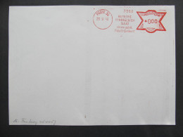 BRIEF Rafienerie Minerálních Olejů 1945 Frankotyp Anulát Zkušební  Postfreistempel Frankotype  // P1500 - Lettres & Documents