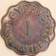 Cyprus - Piastre 1944, KM# 23a (#3592) - Chipre
