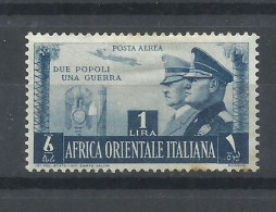 AFRICA  ORIENTAL  YVERT  AEREO  20  MH  * - Africa Oriental Italiana