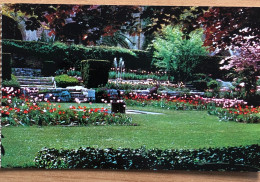 Flower Garden, U. S. Military Academy West Point, N. Y. (c180) - Parques & Jardines