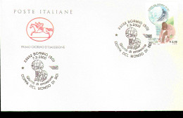 2000 ANNULLO FDC Lo Sport Italiano. Coppa Del Mondo Di Sci Bormio. - Sci