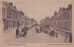 HENIN LIETARD               Rue De Douai Et Passage Souterrain - Henin-Beaumont