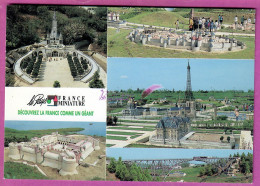 ELANCOURT 78 - LA FRANCE MINIATURE - La Cité De Carcassonne Viaduc De Viaur Basilique Lourdes Fort De Salses Paris - Elancourt