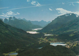 91418 - Schweiz - Oberengadin - Blick Von Muottas Muragl Auf Die Seen - Ca. 1985 - Autres & Non Classés