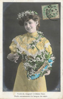 FANTAISIES - Femme - L'idéale Fleur - Voilà Du Muguet - Carte Postale Ancienne - Mujeres