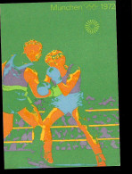 MUNCHEN OLIMPIC GAME  1972  BOXING PUGILATO  OFFICIAL POST CARD - Pugilato