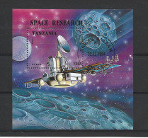 Tanzania 1994 Space Research S/S Y.T. BF 251 (0) - Tansania (1964-...)