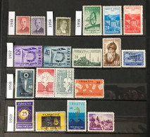 Lot De 19 Timbres Neufs** Turquie 1948 À 1959 - Unused Stamps