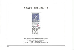 NL 133 Czech Republic Brunner's Republic Breaking The Chain1995 Stamp On Stamp - Moderne