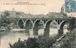 FRANCE - Albi - La Cathédrale Sainte Cécile Et Les Deux Ponts Sur Le Tarn - Carte Postale Ancienne - Albi