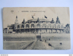 Oostende Ostende Casino Le  Kursaal Vu De La Mer Edit A.S. 4 Gelopen 1911 - Oostende