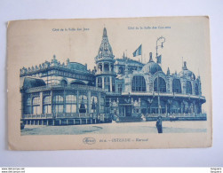 Oostende Ostende Casino Kursaal Coté De La Salle Des Jeux Et De La Salle Des Concerts Edit Marco 10 A Circulée 1925 - Oostende