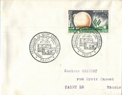 N°1630 V -cachet Exposition Du 10è Anniv Philatélique France Urss -Paris- - Expositions Philatéliques