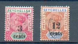 B 118 - Seychelles - YT 9 Et 10 ° Obli - Seychellen (...-1976)