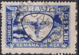 1959 Brasilien AEREO ° Mi:BR 964, Sn:BR C90, Yt:BR PA78, 25ª Wings Week - Used Stamps