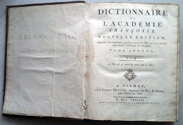 Dictionnaire De L'Académie Françoise. Tome Second L=Z De 1787 - Dictionnaires