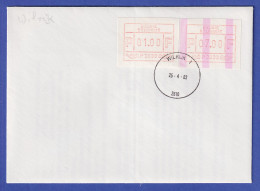 Belgien FRAMA-ATM P3033 Mit ENDSTREIFEN Auf FDC WILRIJK 1  25.4.83  RRR ! - Otros & Sin Clasificación