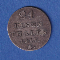 Hannover Königreich Silbermünze 1/24 Taler 1817 - Otros & Sin Clasificación