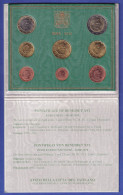 Vatikan Euro-Kursmünzensatz 2010 Papst Benedikt XVI. 8 Münzen Im Folder - Vaticano
