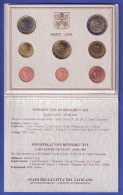 Vatikan Euro-Kursmünzensatz 2009 Papst Benedikt XVI. 8 Münzen Im Folder - Vaticano