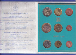 Vatikan Euro-Kursmünzensatz 2019 Papst Franziskus 9 Münzen Im Folder - Vaticano