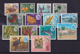 Rhodesien 1966 Landesmotive Mi.-Nr. 24-37 Postfrisch ** - Zimbabwe (1980-...)