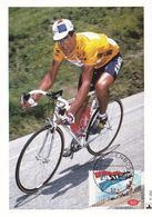 30 1996 R 382 NVPH FDC Carte Maxima Maximum Tirage Oplaag 2500 Dimension L15 X H10,5 Cyclisme Tour Course - Maximumkaarten