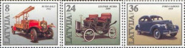 Latvia Lettland Lettonie 1996 Old Museum Cars Set Of 3 Stamps MNH - Lettonie