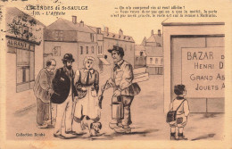 FRANCE - Saint Saulge - L'affiche - Légendes - Bazar - Carte Postale Ancienne - Autres & Non Classés